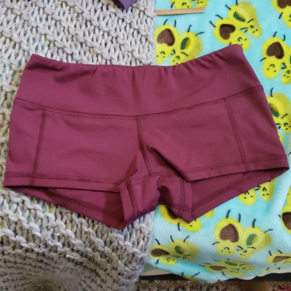 COPY - EUC LRC Maroon Fleo Shorts